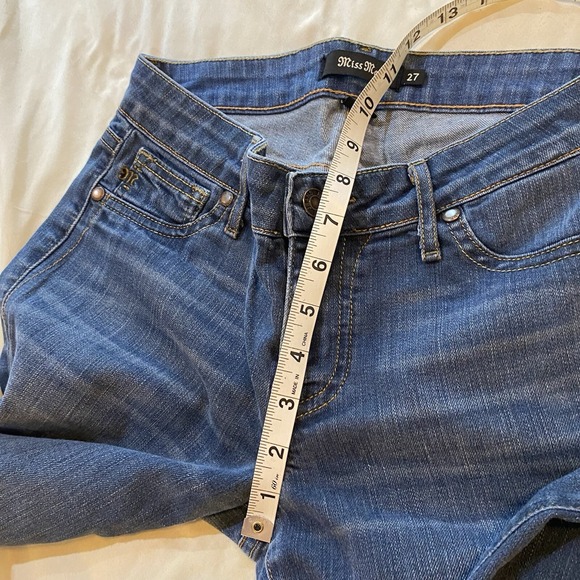Miss Me Jeans Womens 27 Blue Bootcut‎ 5 Pocket Western - Picture 5 of 9